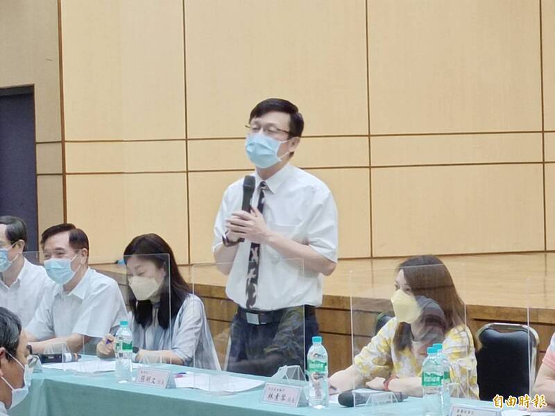 新北市教育局長張明文表示,透過初任校長三級輔導機制及專業知能精進,協助校長帶領學校行政團隊及教師持續提升教育品質。(記者邱書昱攝)